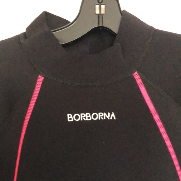 BorBorna Shorty Wetsuit Men 3mm Neoprene One-Piece Diving Back Zip Short XL NWOT - Picture 2 of 7